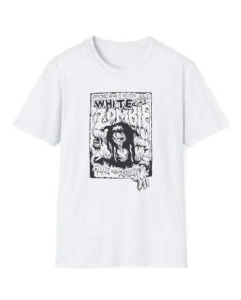 White Zombie Alive and Deadly Unisex Softstyle T-Shirt