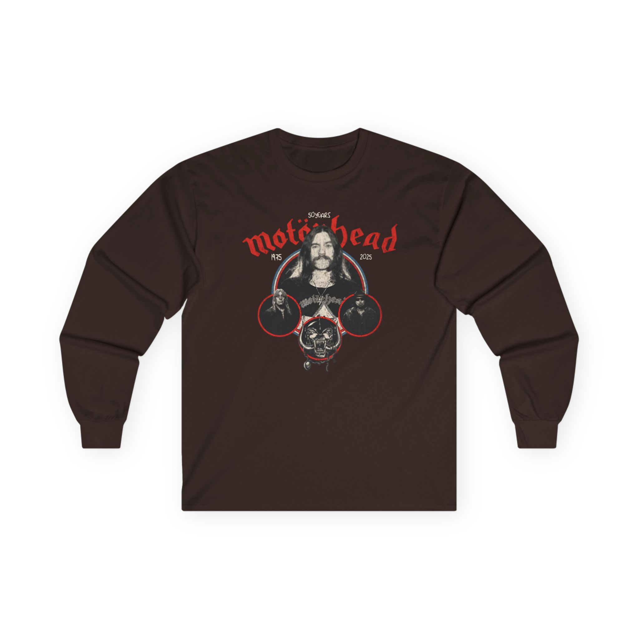 Lemmy 50 Years Raglan Unisex Ultra Cotton Long Sleeve Tee