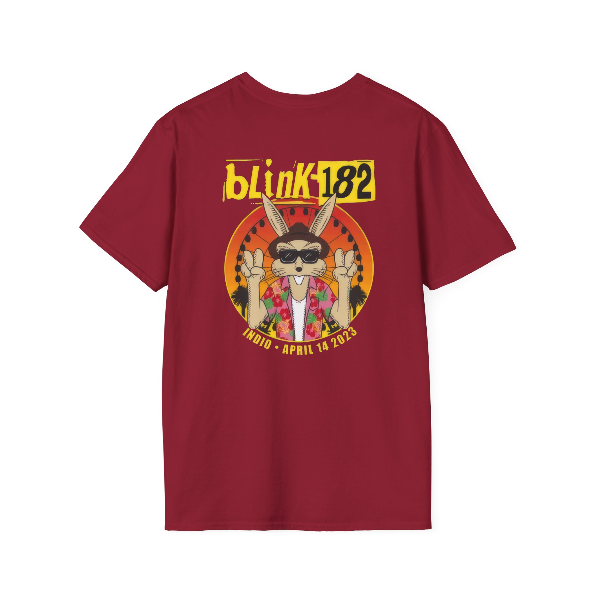 Blink 182 Coachella San Diego 2023 Unisex Softstyle T-Shirt