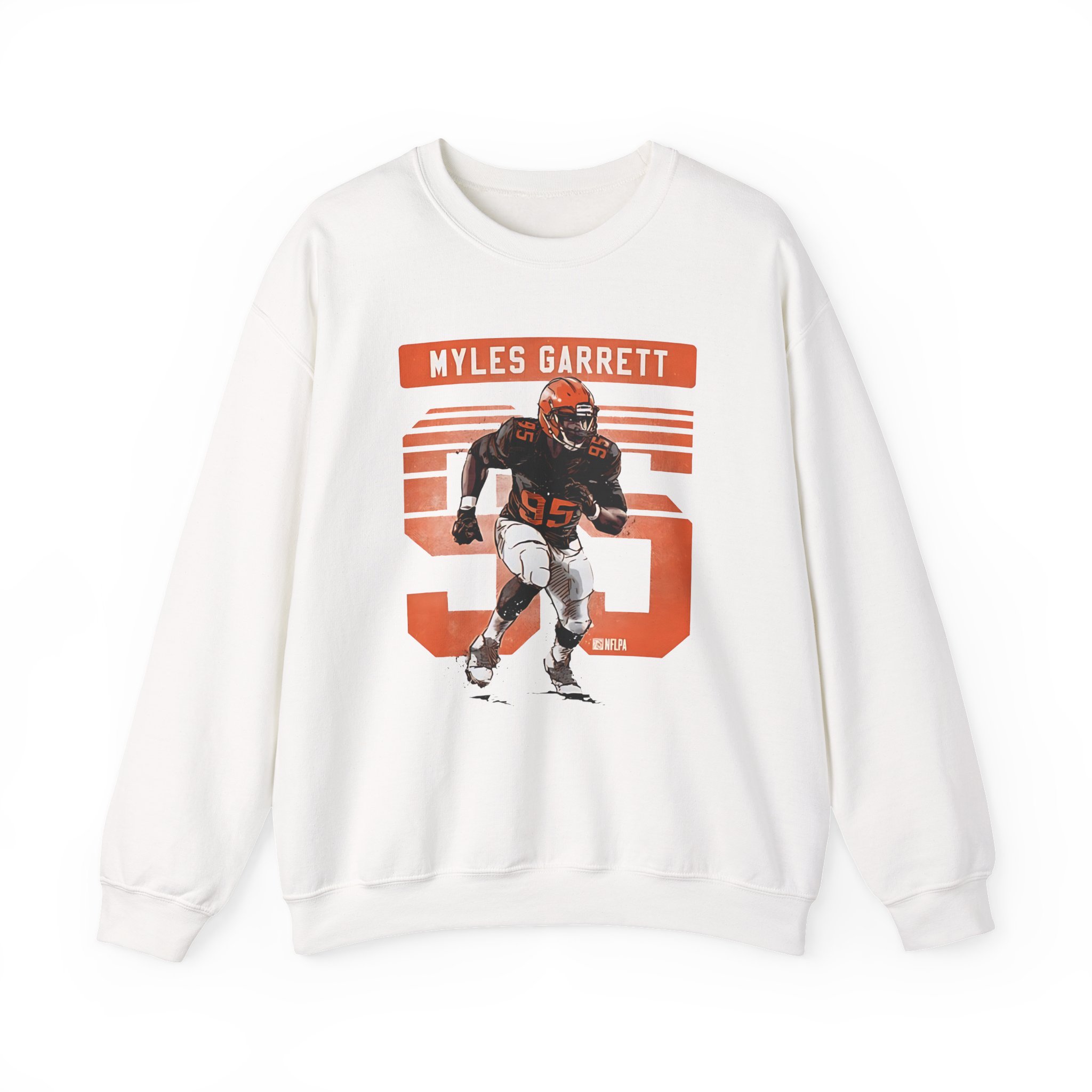 Myles Garrett Grunge Unisex Heavy Blendâ„¢ Crewneck Sweatshirt