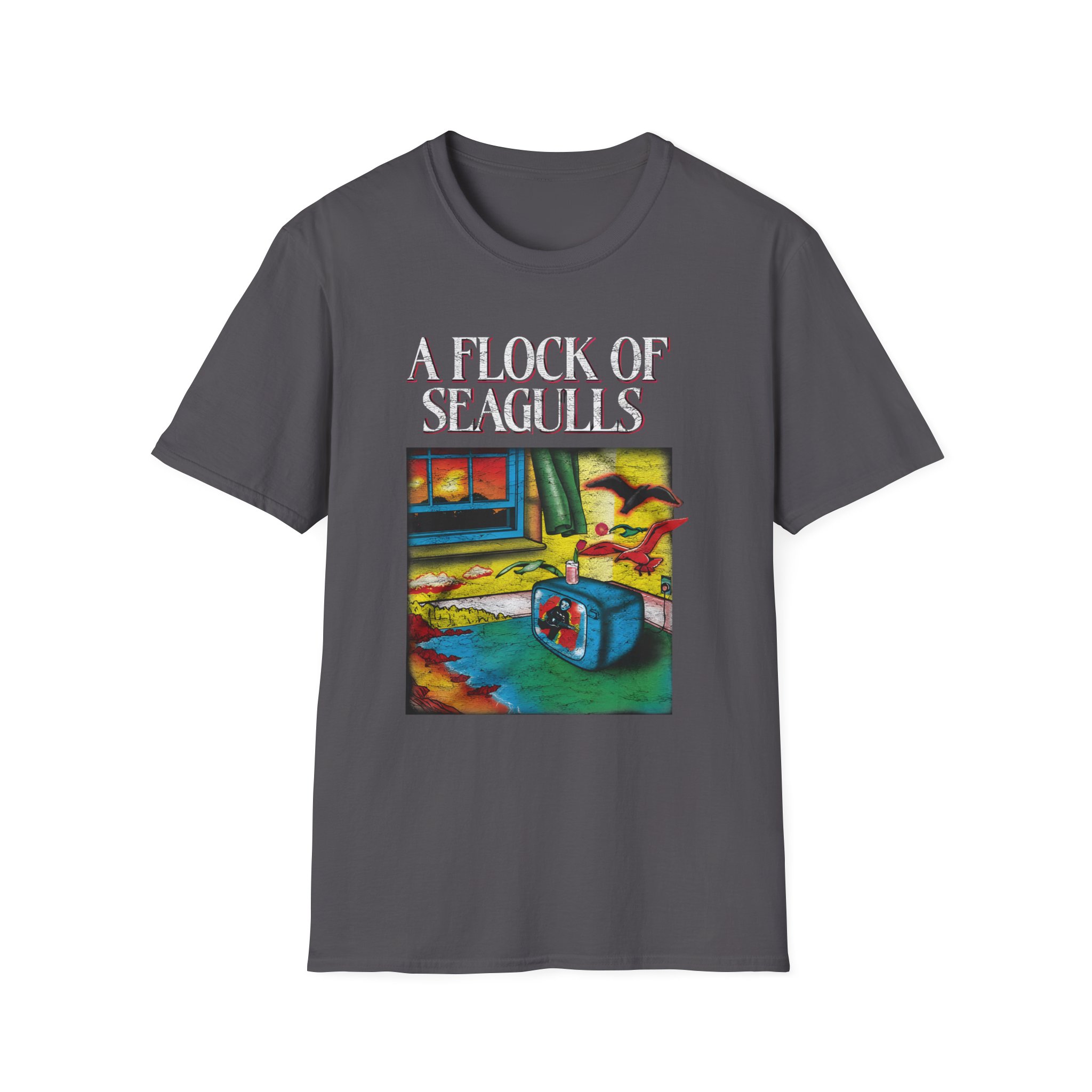 A Flock of Seagulls I Ran Tour Unisex Softstyle T-Shirt