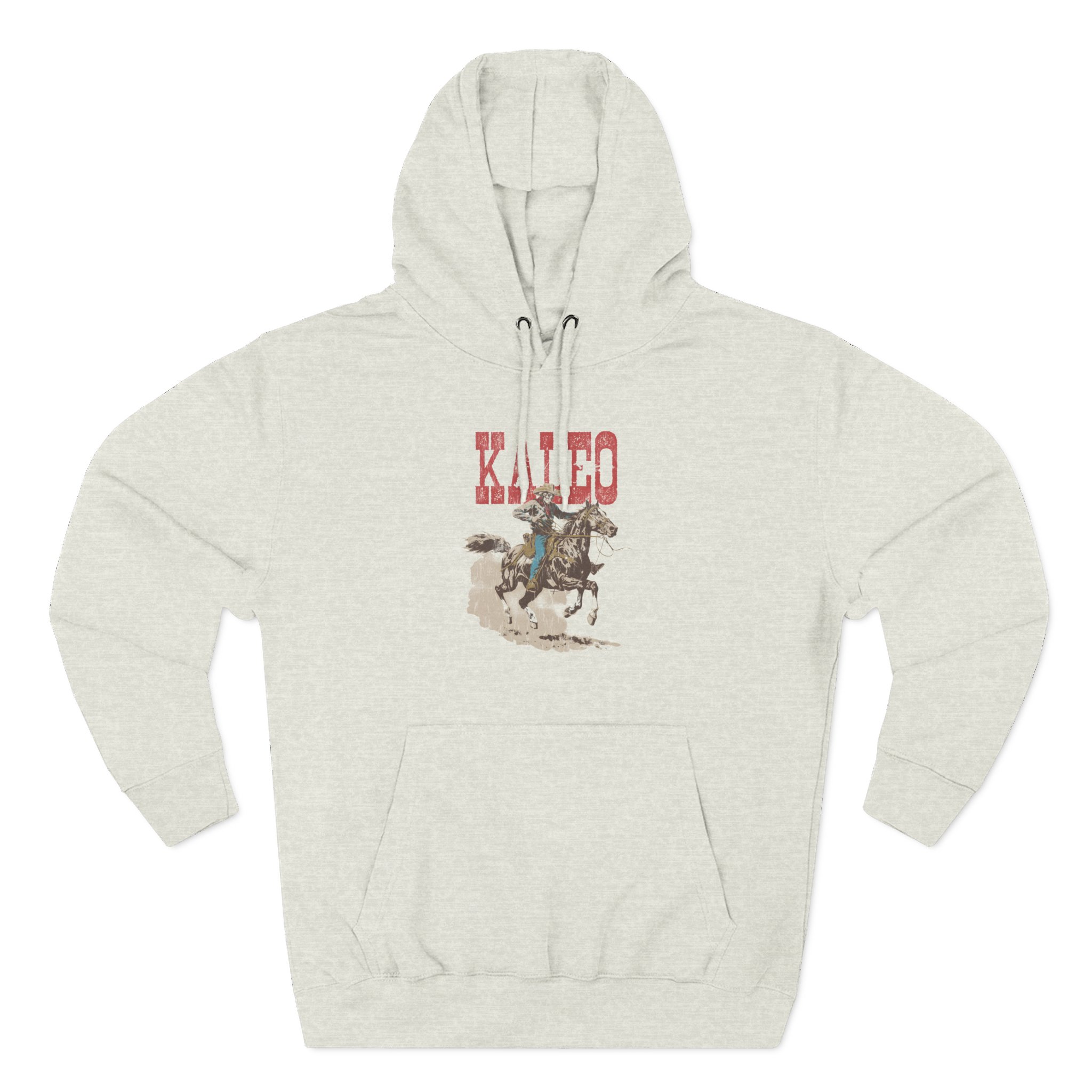 Kaleo Horse Racing Skeleton Three-Panel Fleece Hoodie