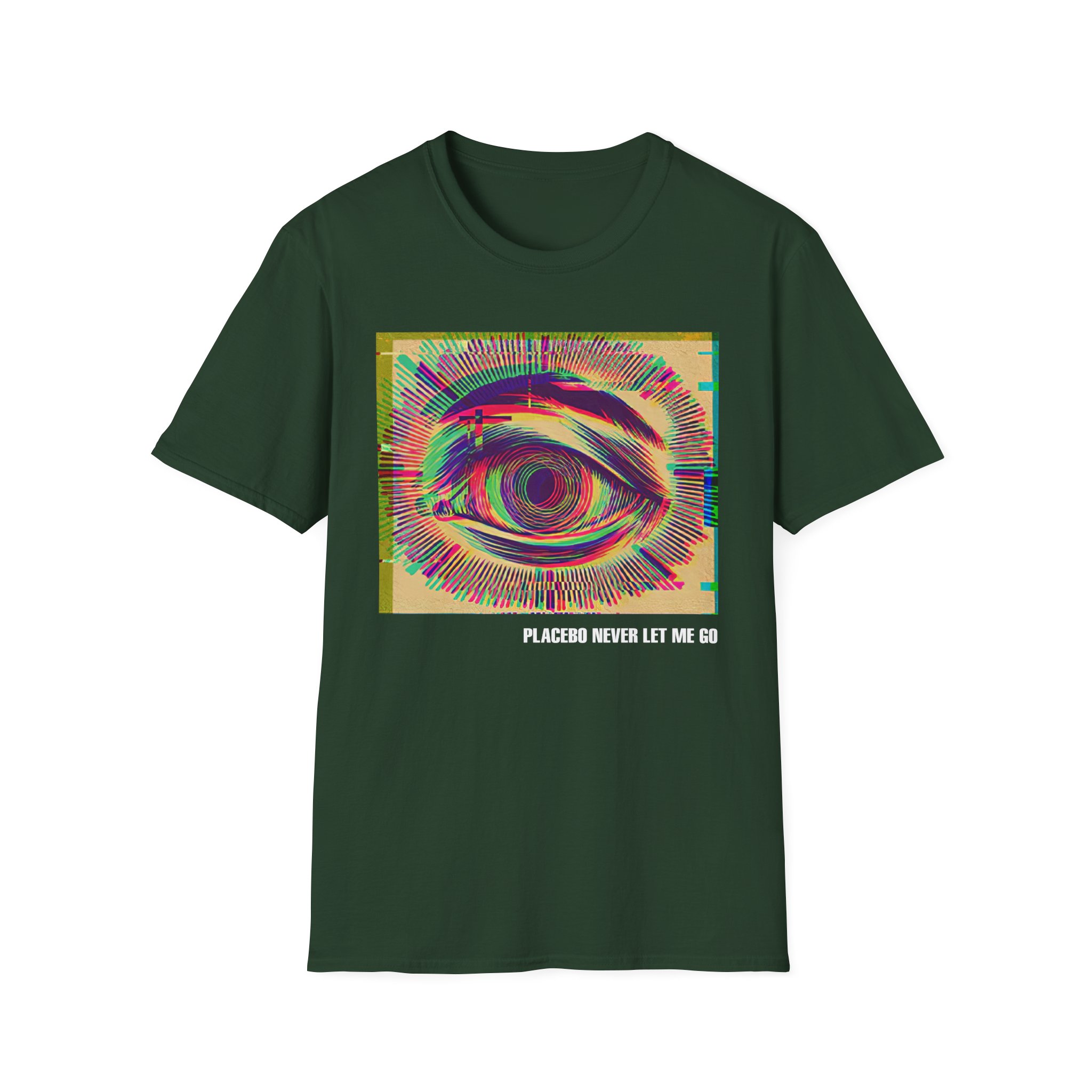 Placebo Glitch Eye Unisex Softstyle T-Shirt