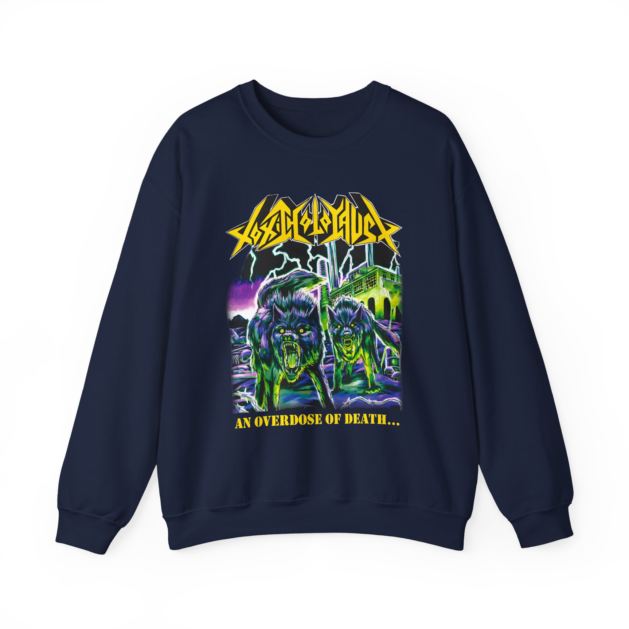 Toxic Holocaust Overdose Unisex Heavy Blendâ„¢ Crewneck Sweatshirt