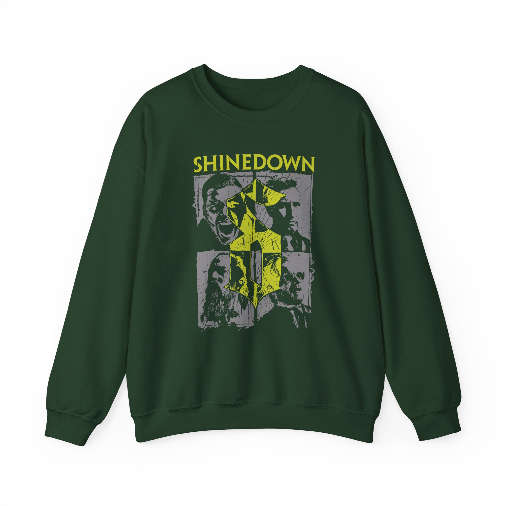 Shinedown Women's Photo Unisex Heavy Blendâ„¢ Crewneck Sweatshirt