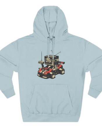 Owl City Rc Car Three-Panel Fleece Hoodie
