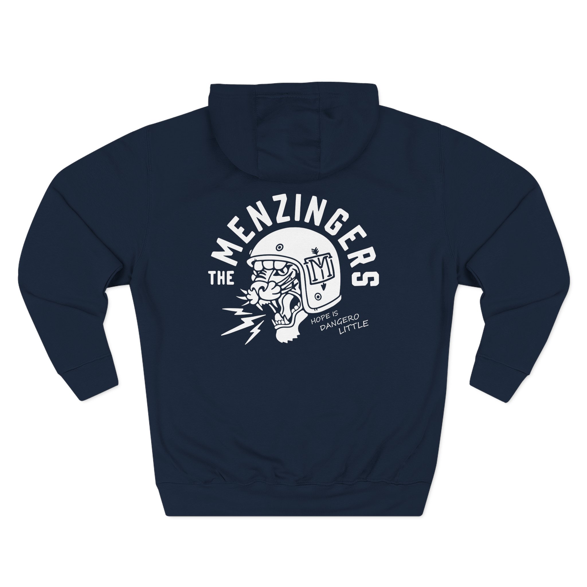 The Menzingers Helmet Tiger Three-Panel Fleece Hoodie