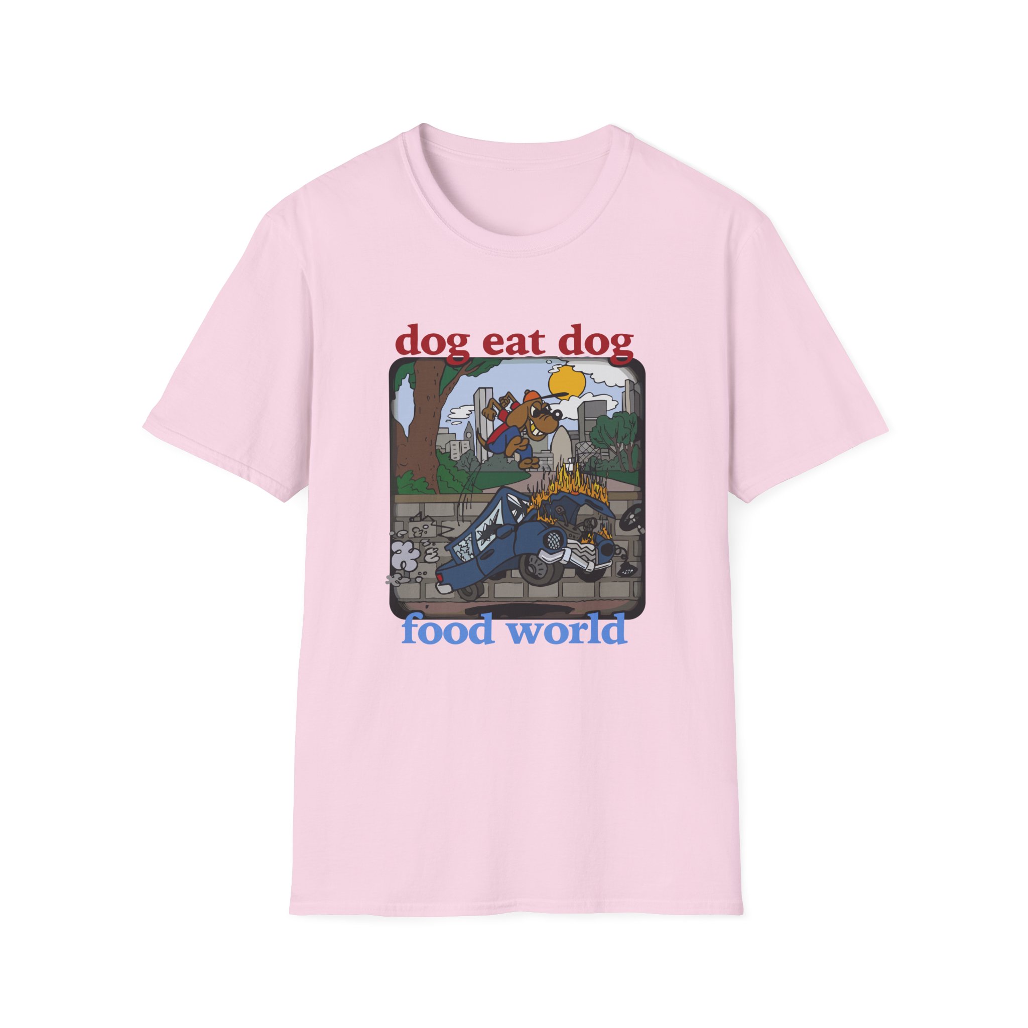 Niko B Cartoon Dog Unisex Softstyle T-shirt