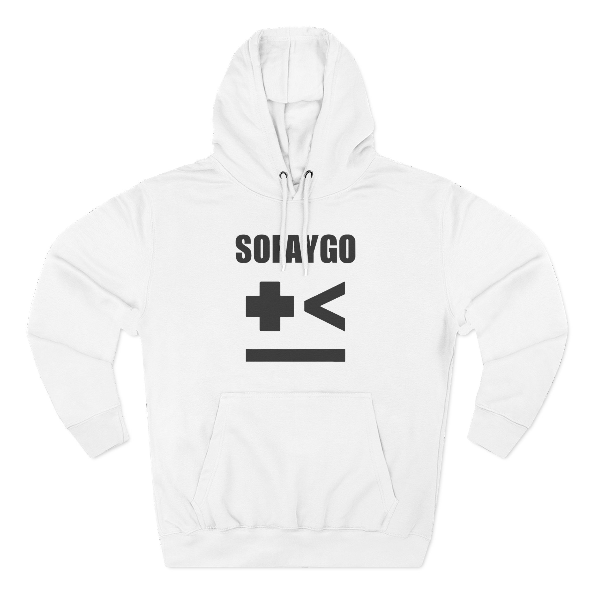 Sofaygo Three-Panel Fleece Hoodie