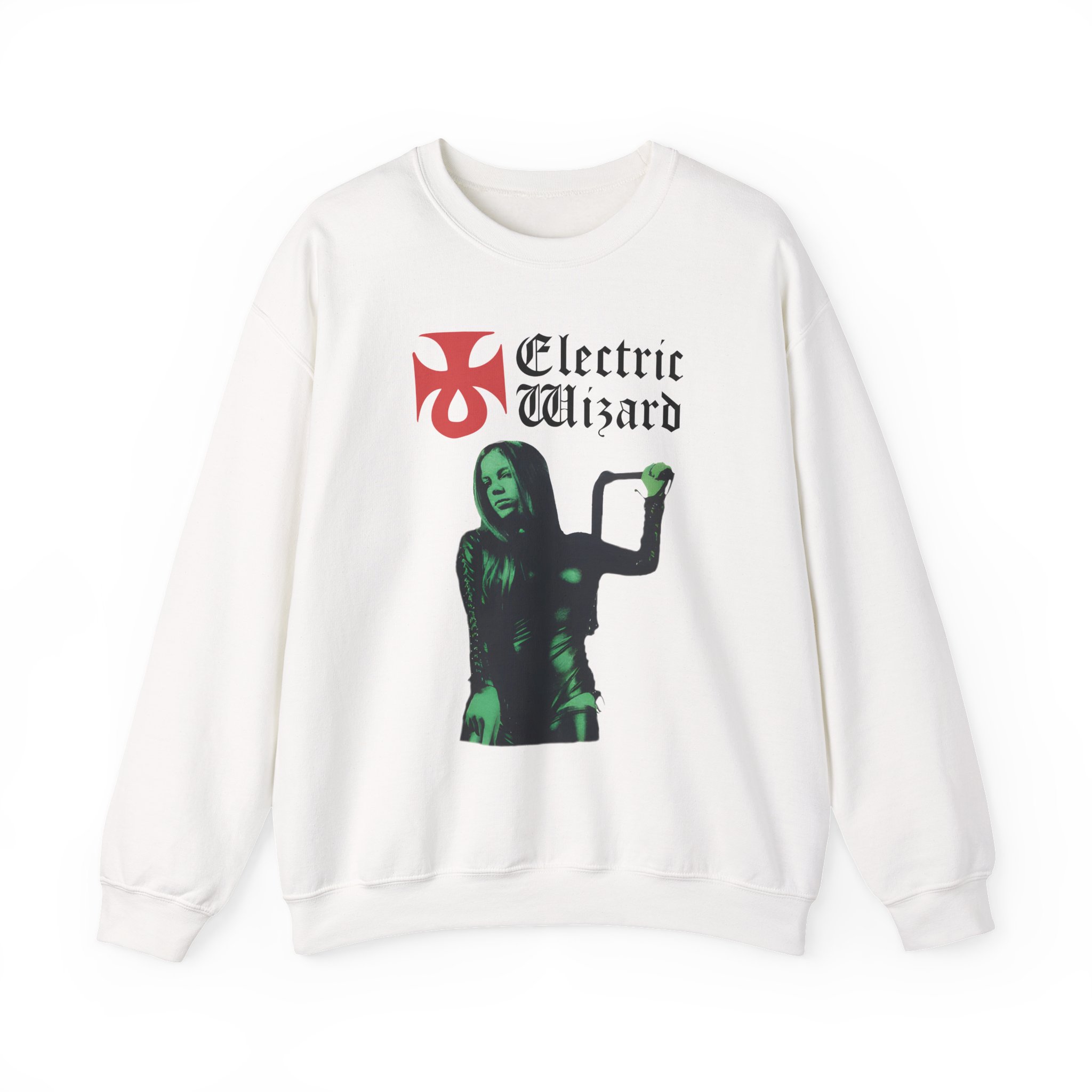 Electric Wizard Whip Unisex Heavy Blendâ„¢ Crewneck Sweatshirt