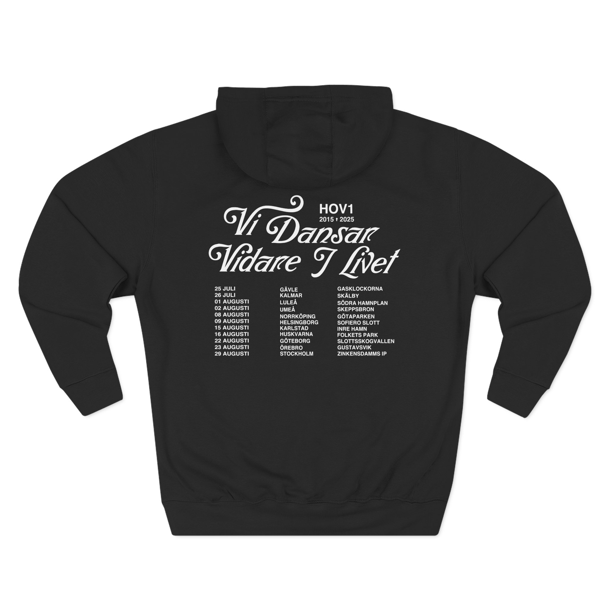 Hov1 Tour 2025 Three-Panel Fleece Hoodie