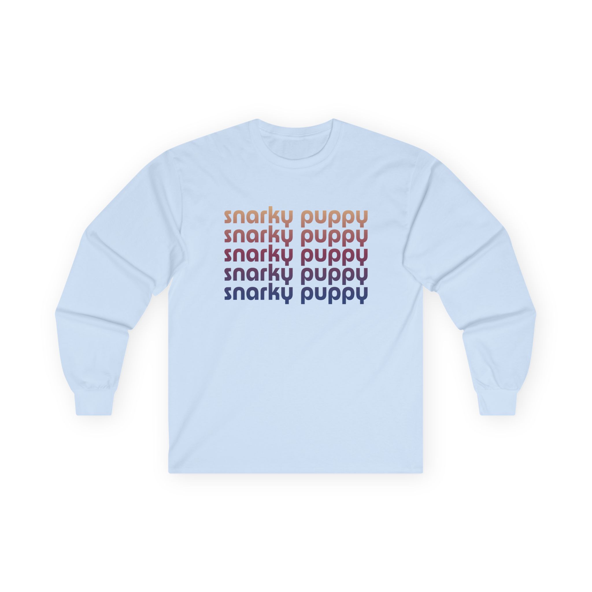 Snarky Puppy Repeating Logo Unisex Ultra Cotton Long Sleeve Tee