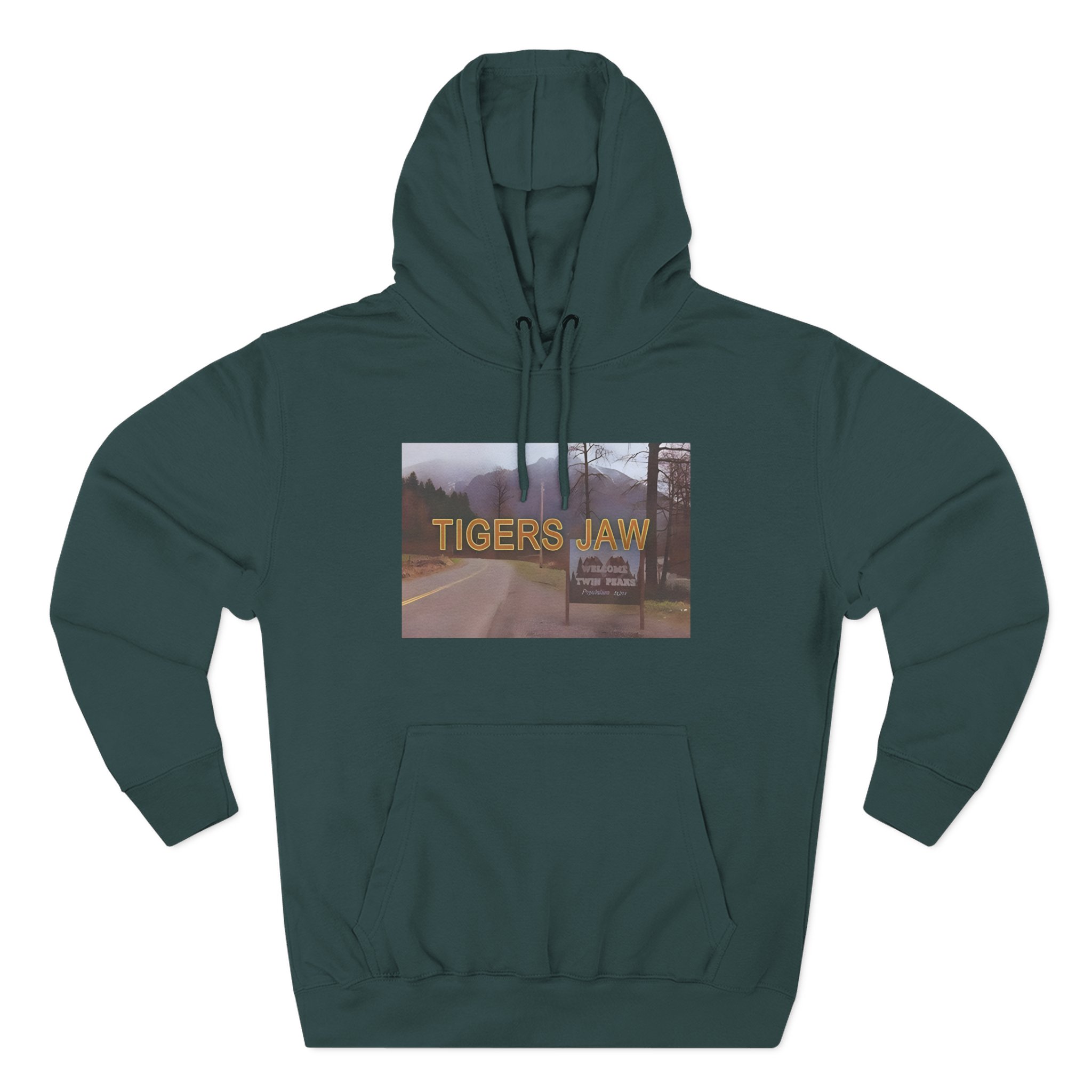 Tigers Jaw Twin Peaks Three-Panel Fleece Hoodie