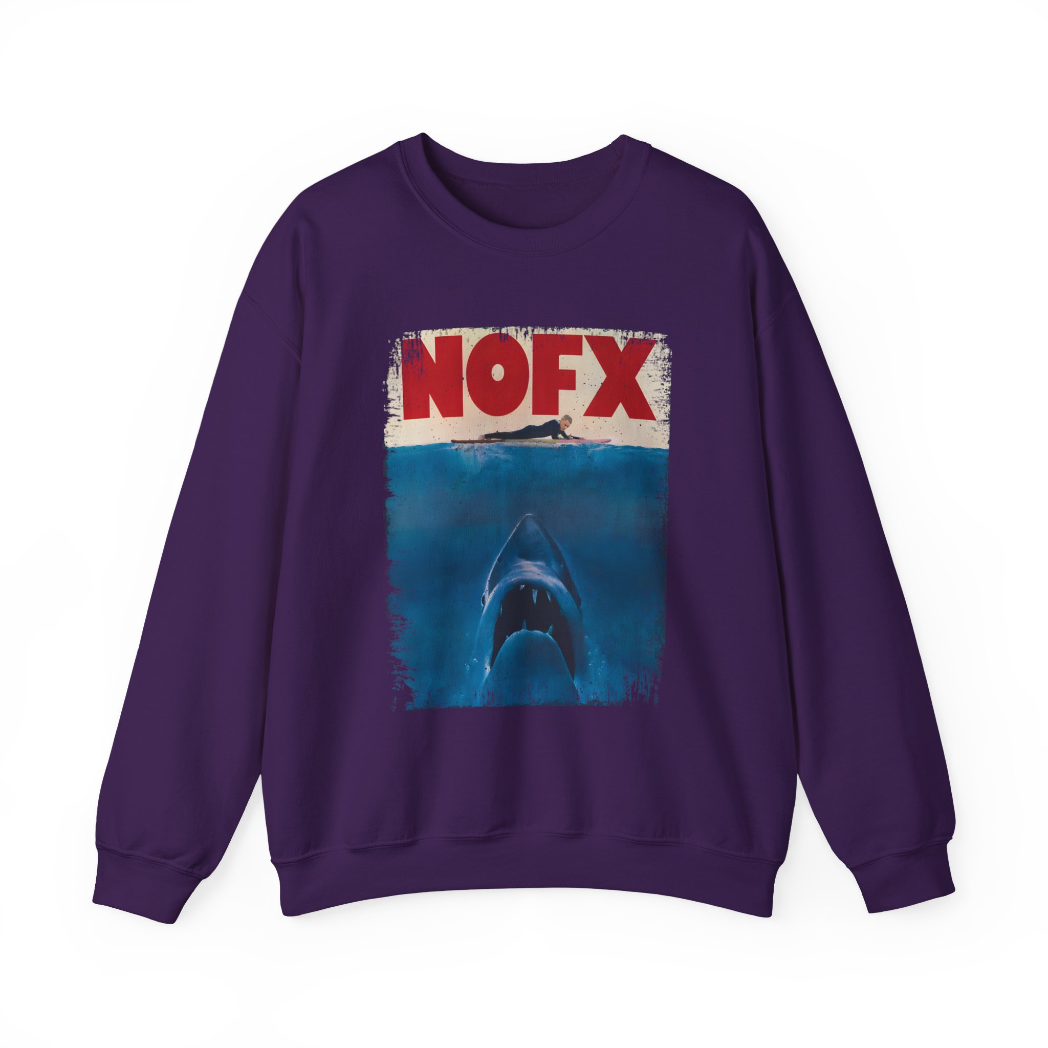Nofx Surfer Unisex Heavy Blendâ„¢ Crewneck Sweatshirt