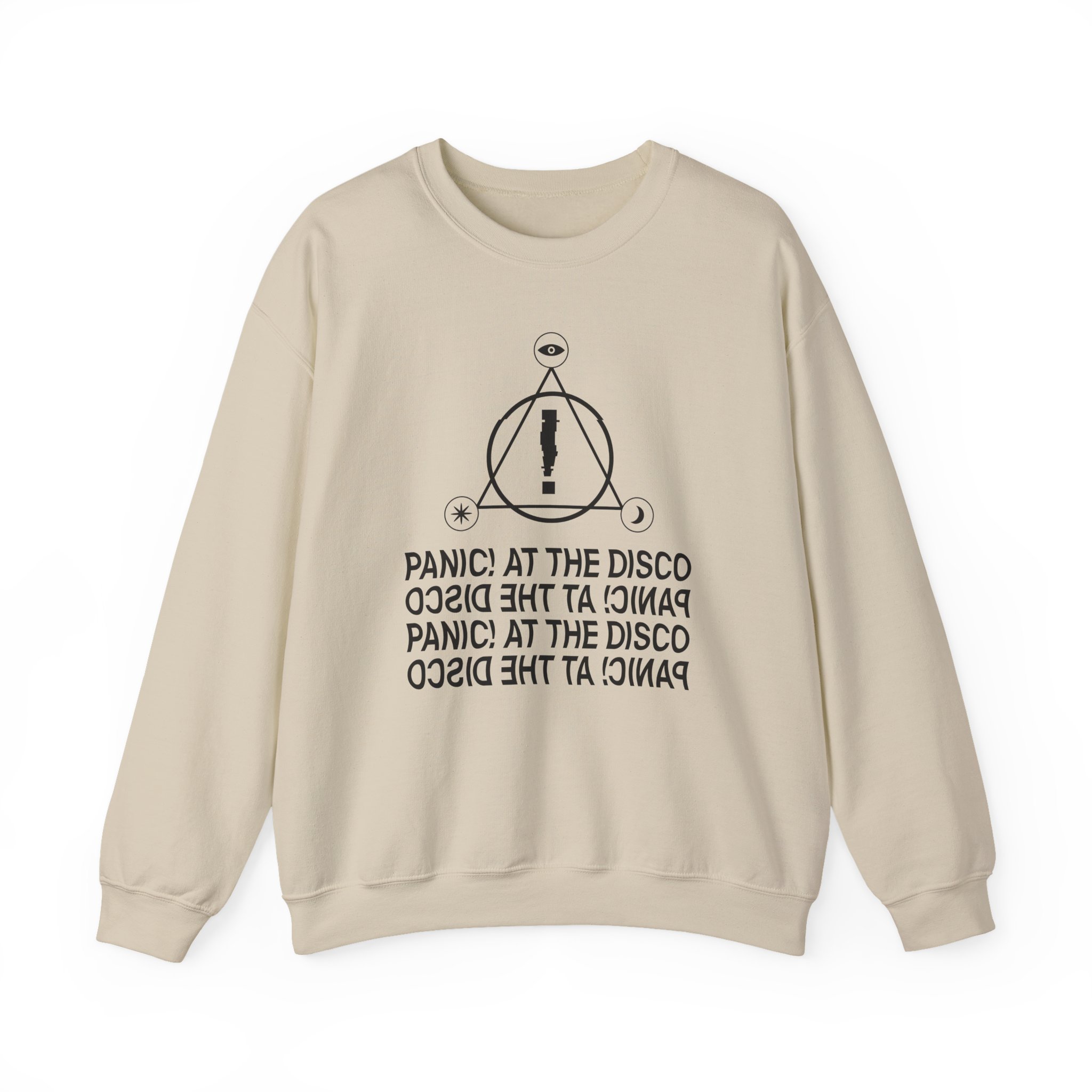 Panic at the Disco Stacked Wave Logo Unisex Heavy Blendâ„¢ Crewneck Sweatshirt