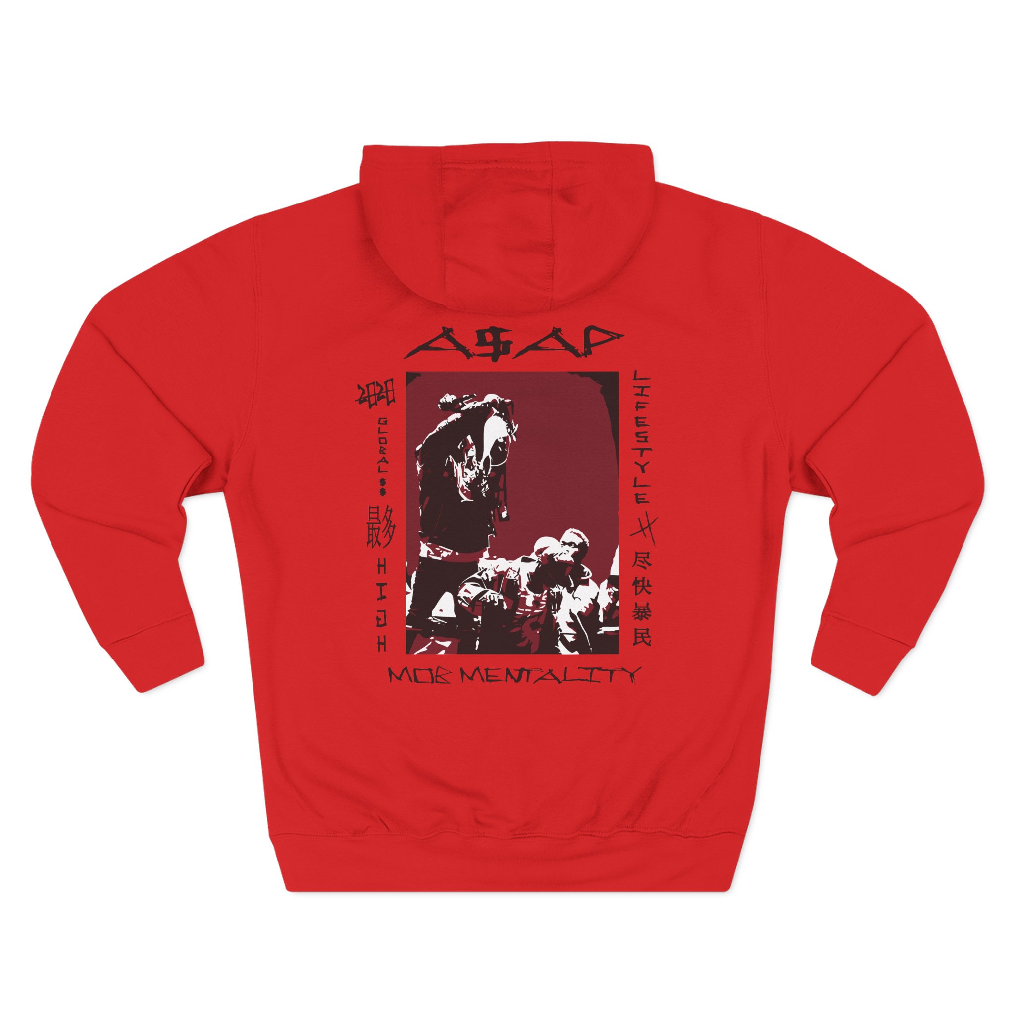 Asap Mob Mentality Three-Panel Fleece Hoodie