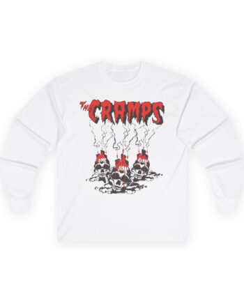 The Cramps Voodoo Skulls Unisex Ultra Cotton Long Sleeve Tee