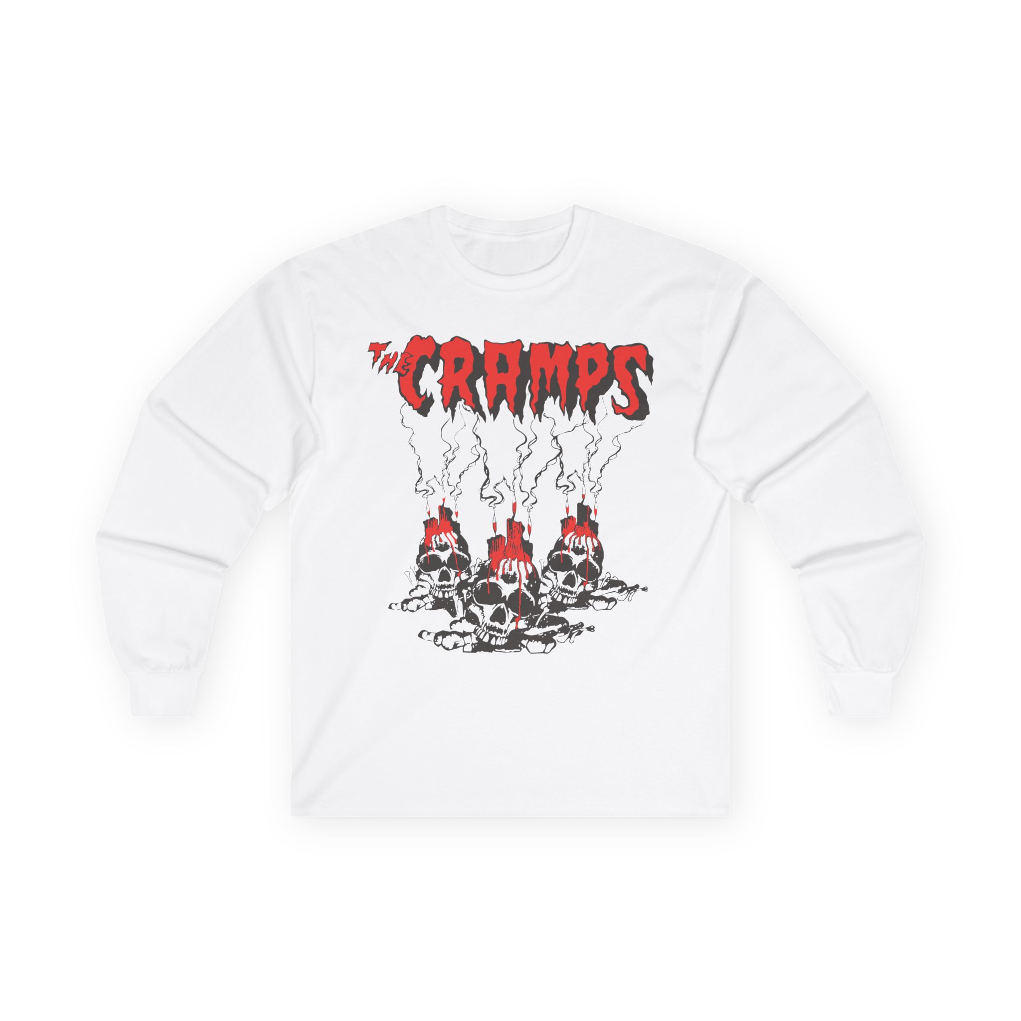 The Cramps Voodoo Skulls Unisex Ultra Cotton Long Sleeve Tee