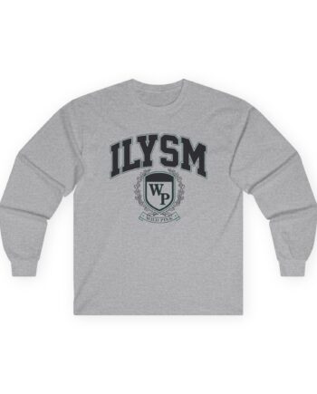 Wild Pink Ilysm Crew Collegiate Unisex Ultra Cotton Long Sleeve Tee