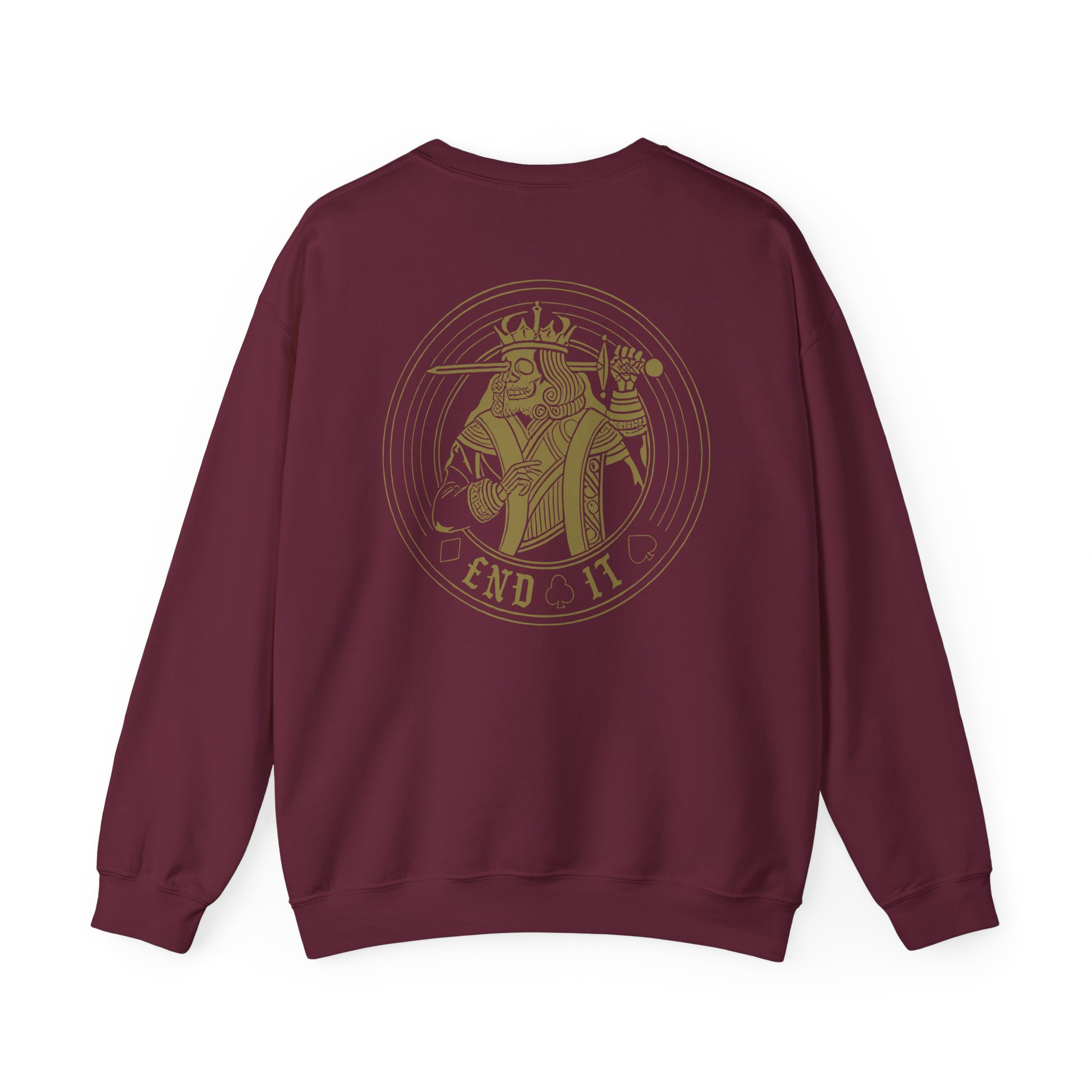 End It King Circle Unisex Heavy Blendâ„¢ Crewneck Sweatshirt