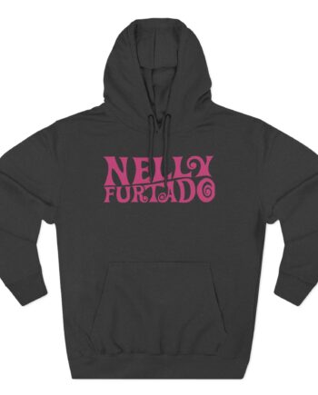 Nelly Furtado Three-Panel Fleece Hoodie