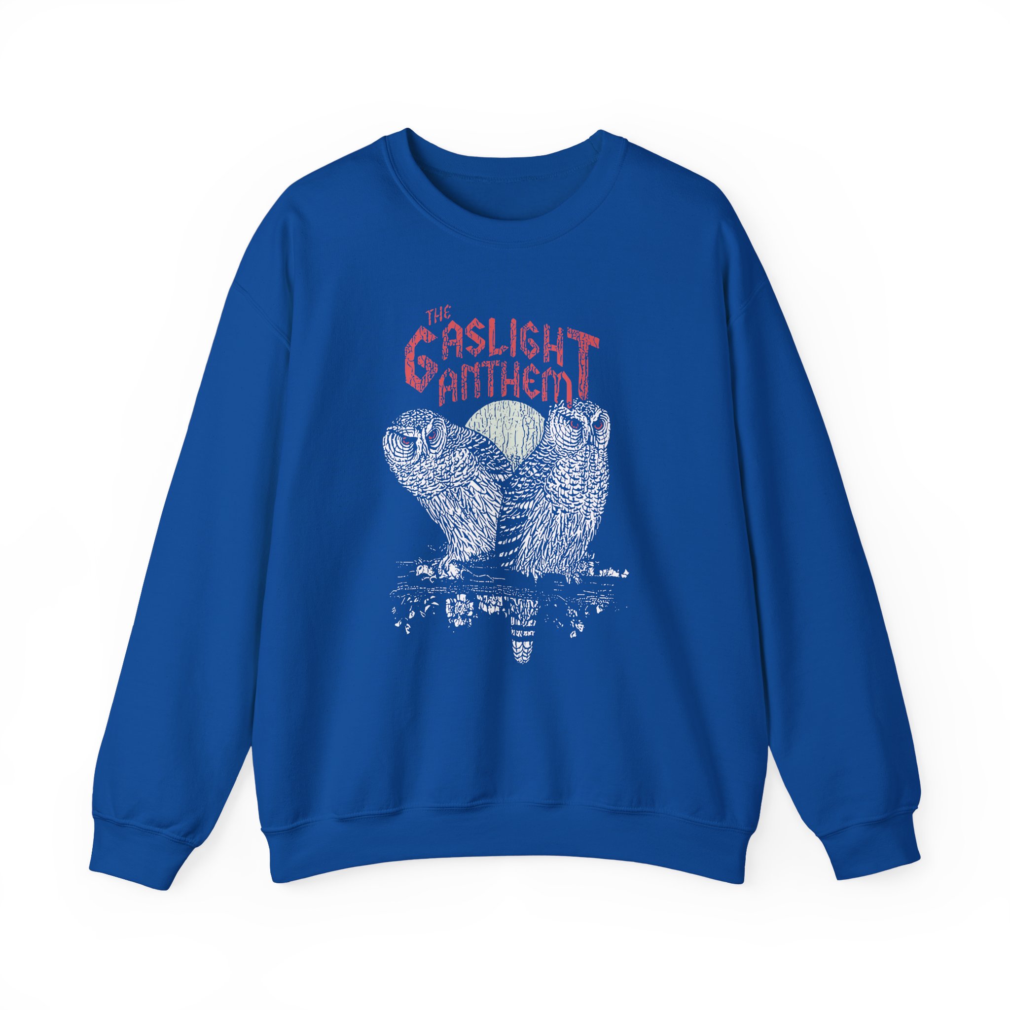 Gaslight Anthem Thrash Owls Unisex Heavy Blendâ„¢ Crewneck Sweatshirt