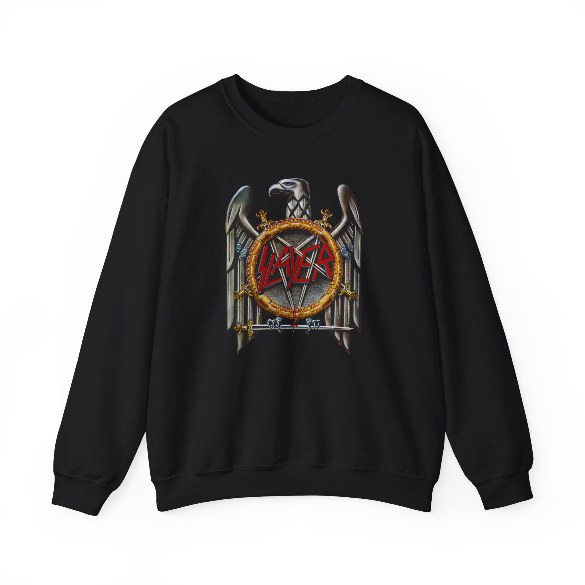 Slayer Silver Eagle Unisex Heavy Blendâ„¢ Crewneck Sweatshirt