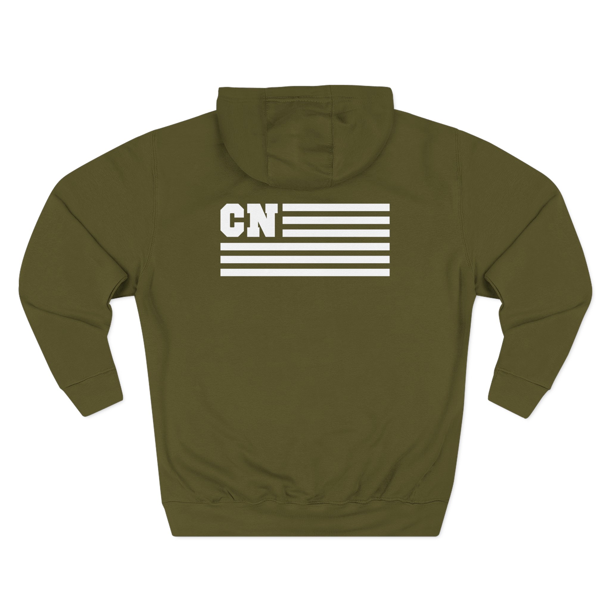 Casey Neistat Ed Flag Three-Panel Fleece Hoodie