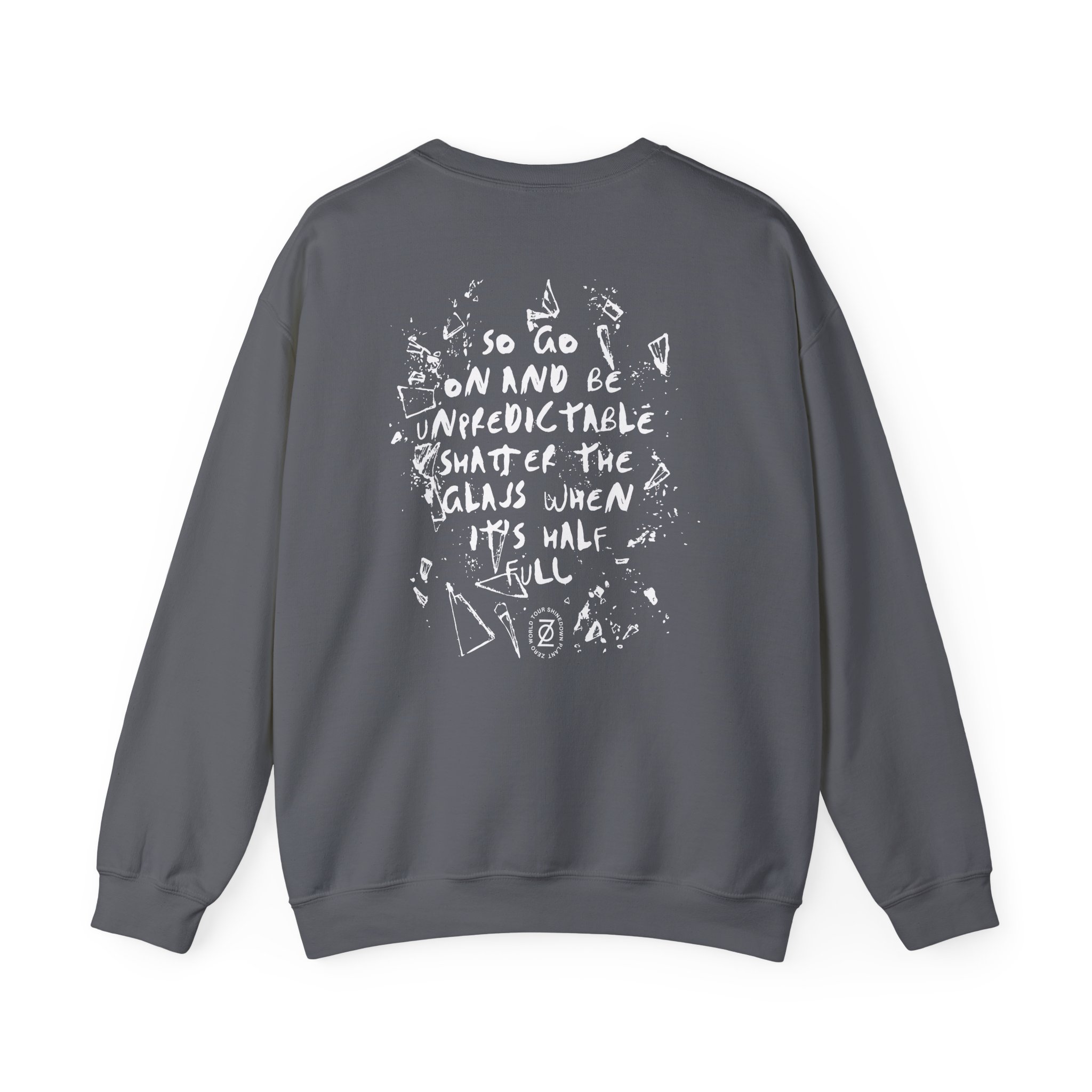 Shinedown Shattered Unisex Heavy Blendâ„¢ Crewneck Sweatshirt