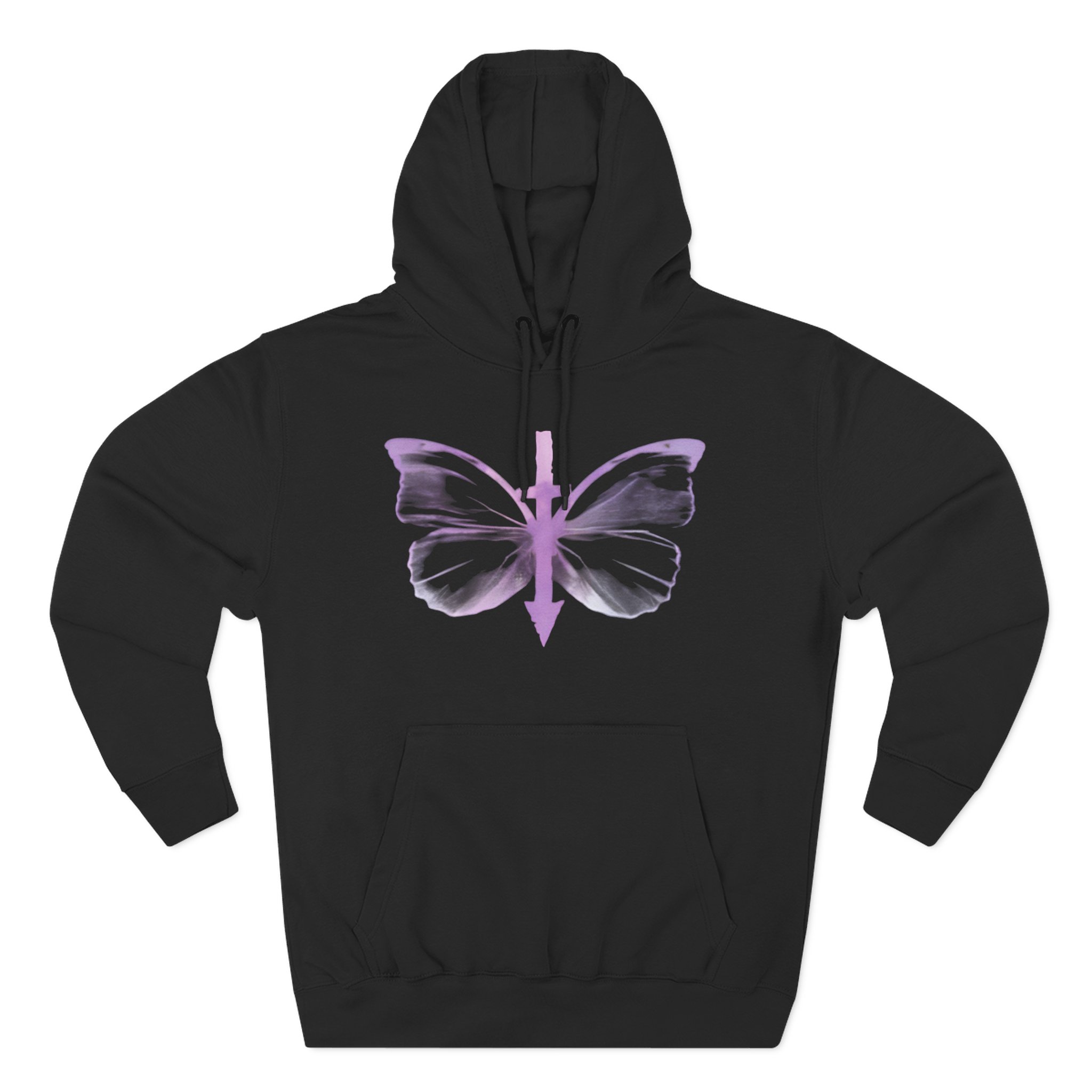 The Pretty Reckless Three-Panel Fleece Hoodie