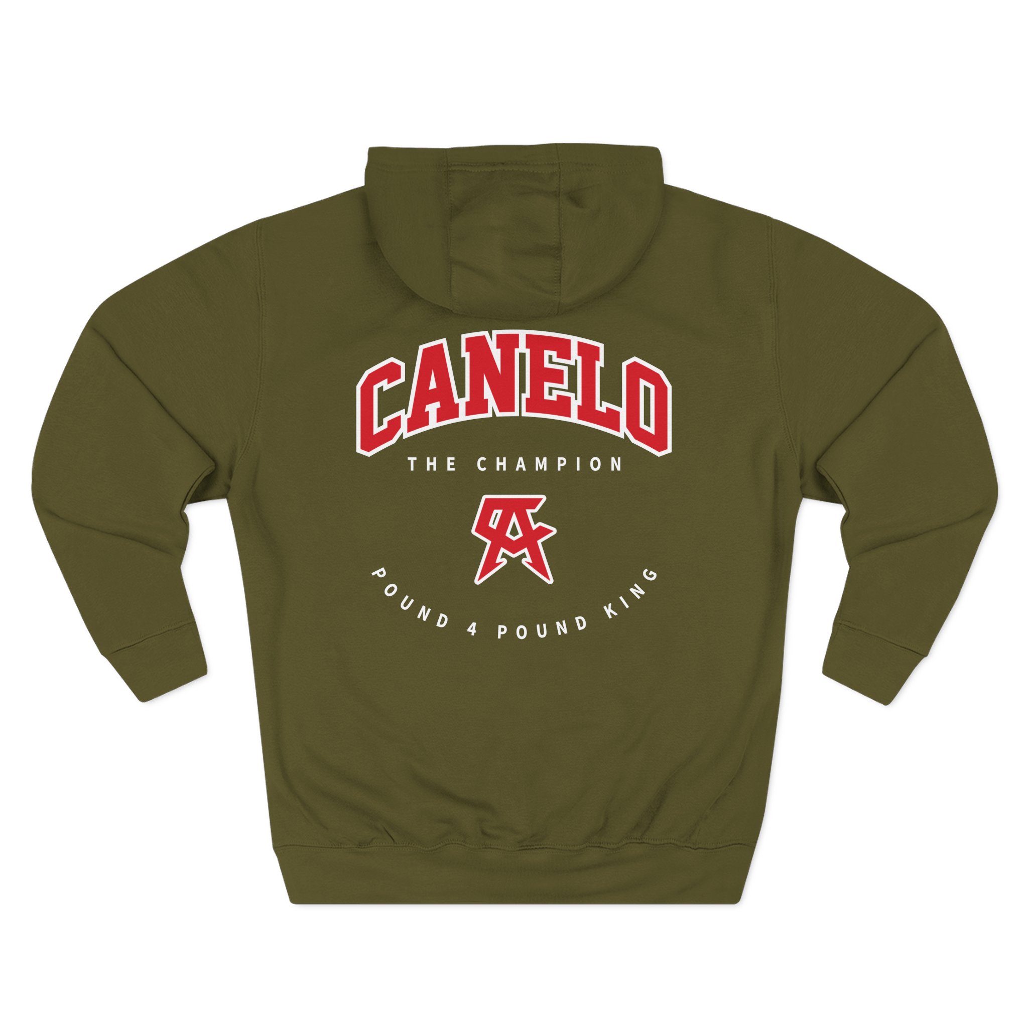 Canelo Sporty Three-Panel Fleece Hoodie