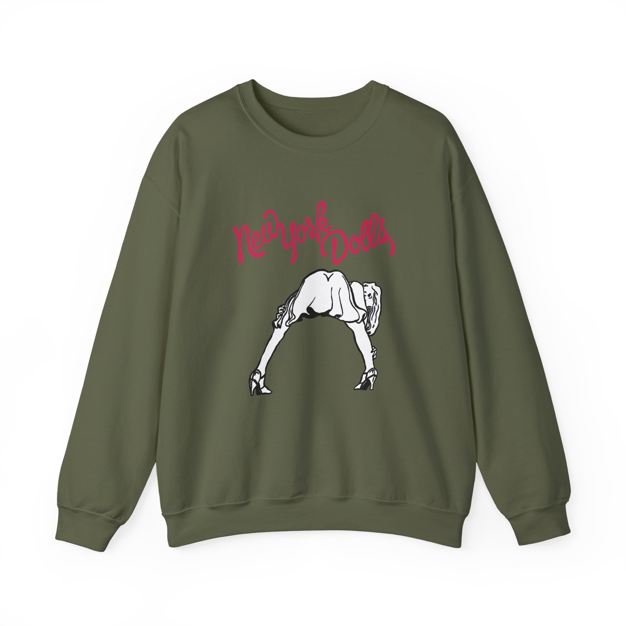 New York Dolls Lipstick Girl Unisex Heavy Blendâ„¢ Crewneck Sweatshirt