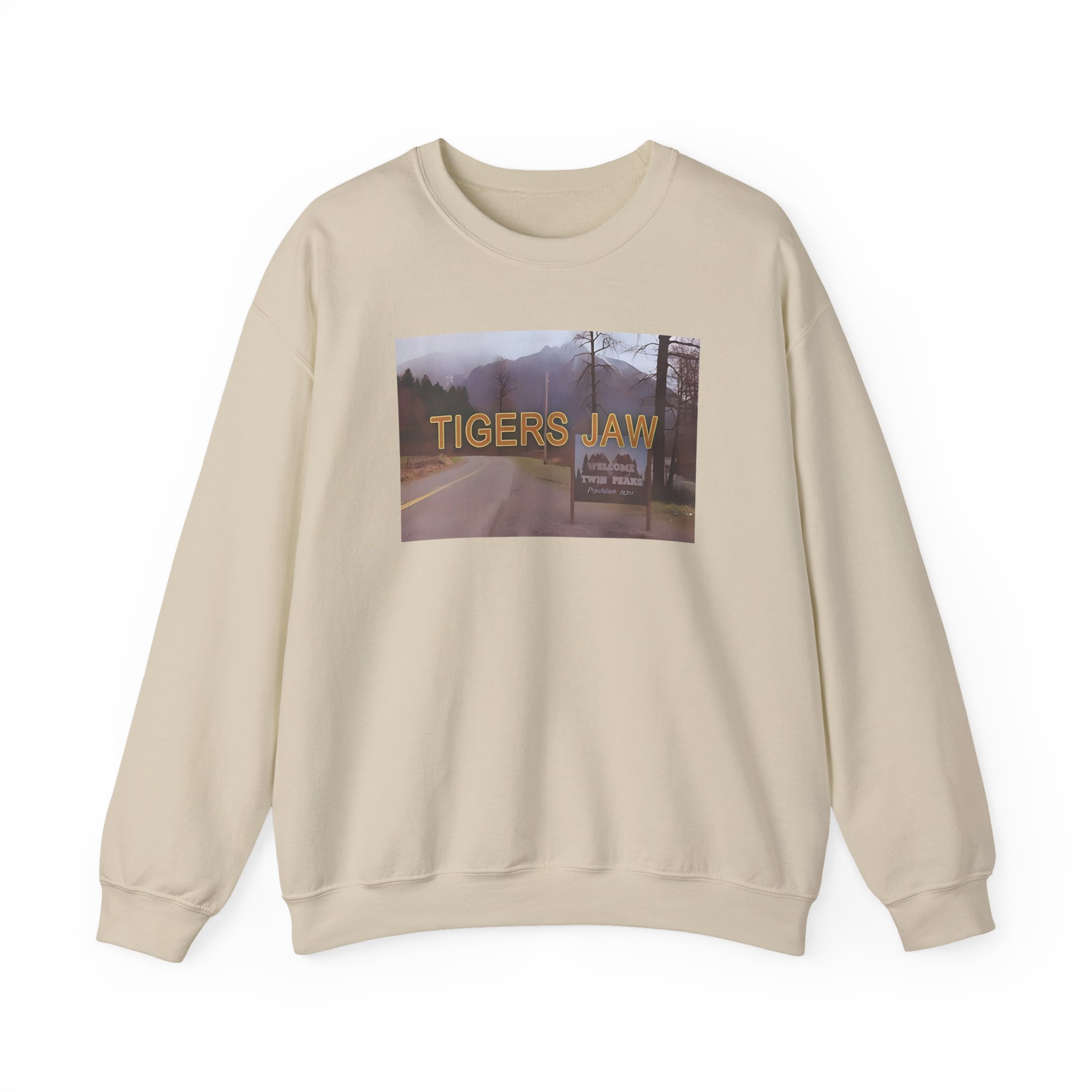 Tigers Jaw Twin Peaks Unisex Heavy Blendâ„¢ Crewneck Sweatshirt
