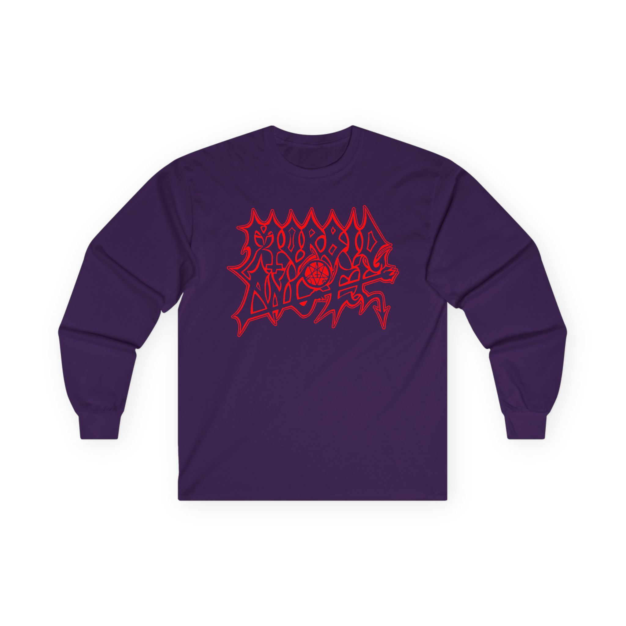 Morbid Angel Red Logo Unisex Ultra Cotton Long Sleeve Tee