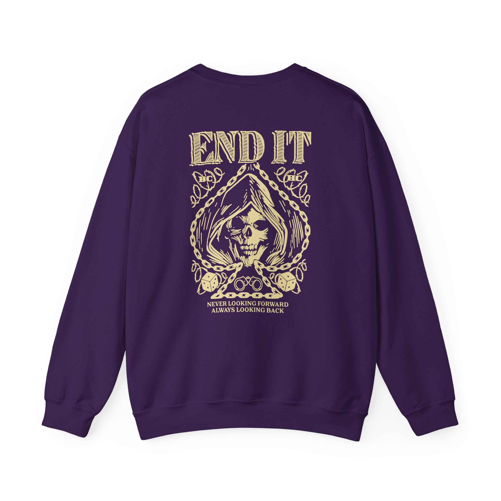 End It Spade Reaper Unisex Heavy Blendâ„¢ Crewneck Sweatshirt