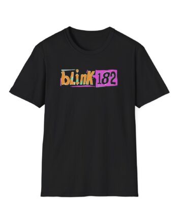 Blink 182 Logo Green Unisex Softstyle T-Shirt
