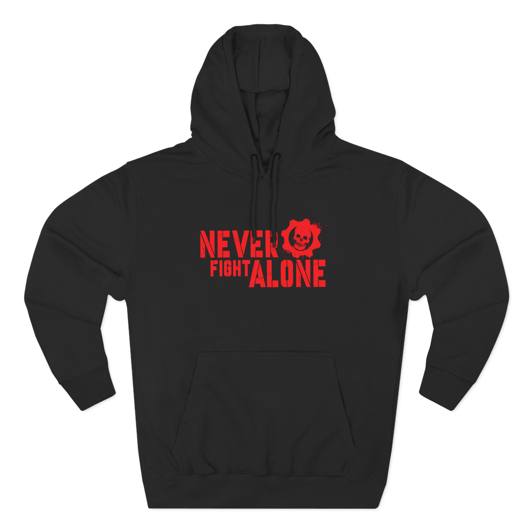 Gears of War Never Fight Alone Three-Panel Fleece Hoodie