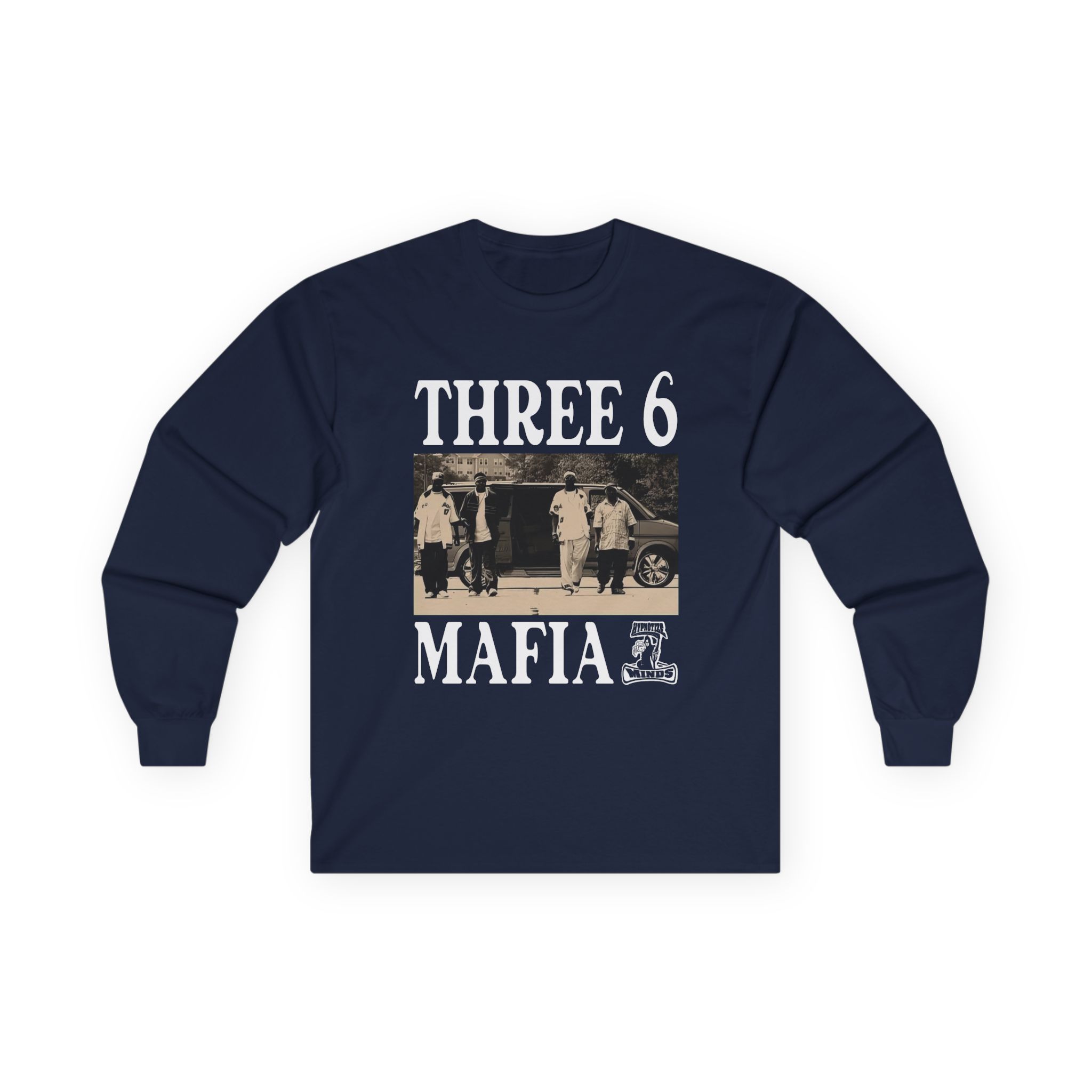 Three 6 Mafia Ridin Spinners Unisex Ultra Cotton Long Sleeve Tee