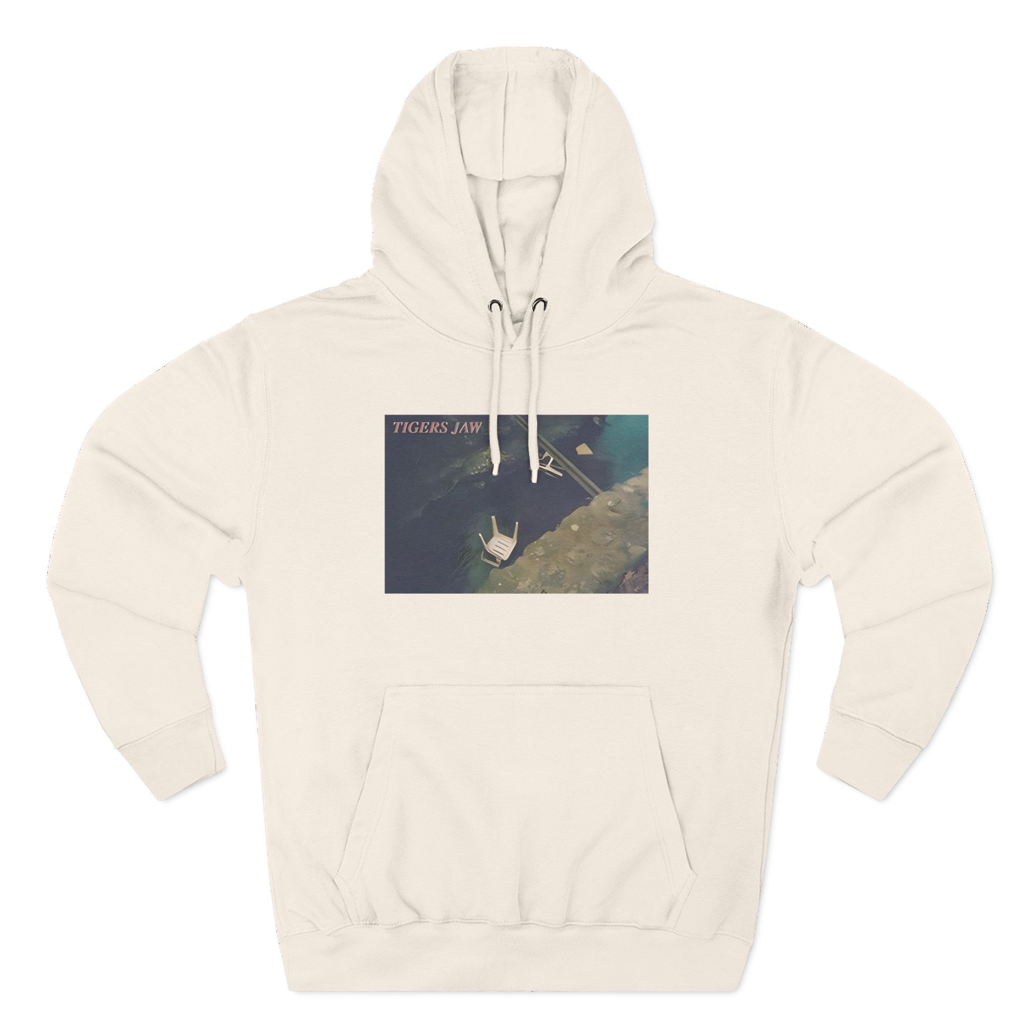 Tigers Jaw Chairs in Water Three-Panel Fleece Hoodie