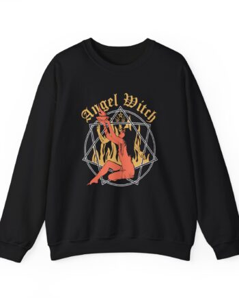 Angel Witch Priestess Unisex Heavy Blend™ Crewneck Sweatshirt