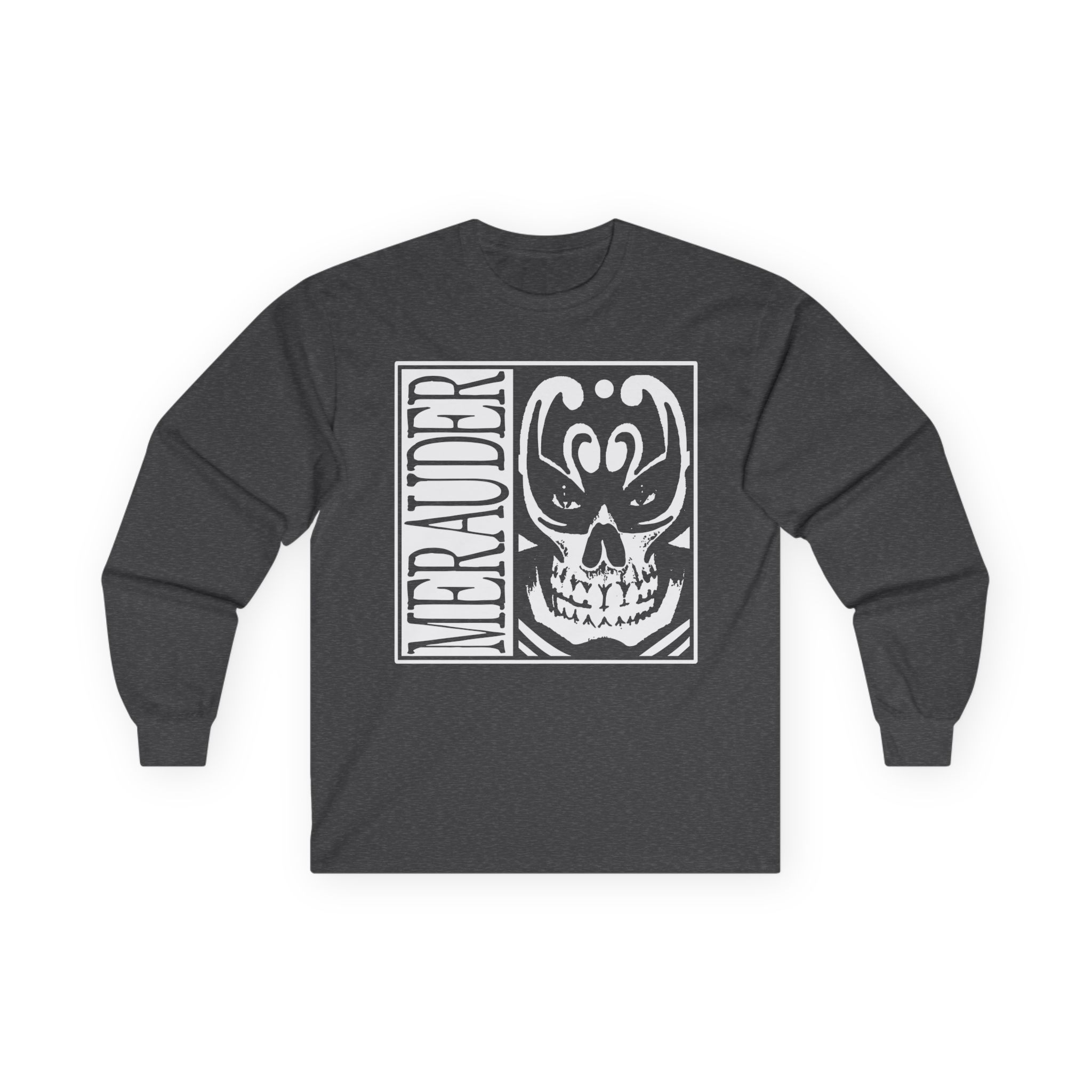Merauder Skull Unisex Ultra Cotton Long Sleeve Tee