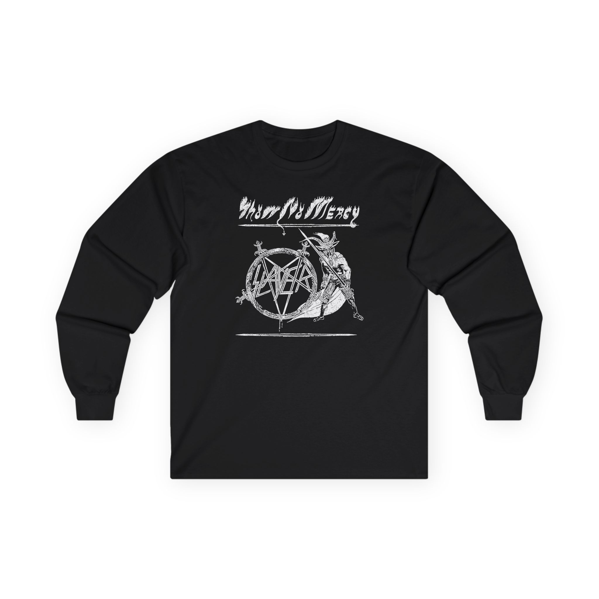 Slayer Show No Mercy Muscle Unisex Ultra Cotton Long Sleeve Tee