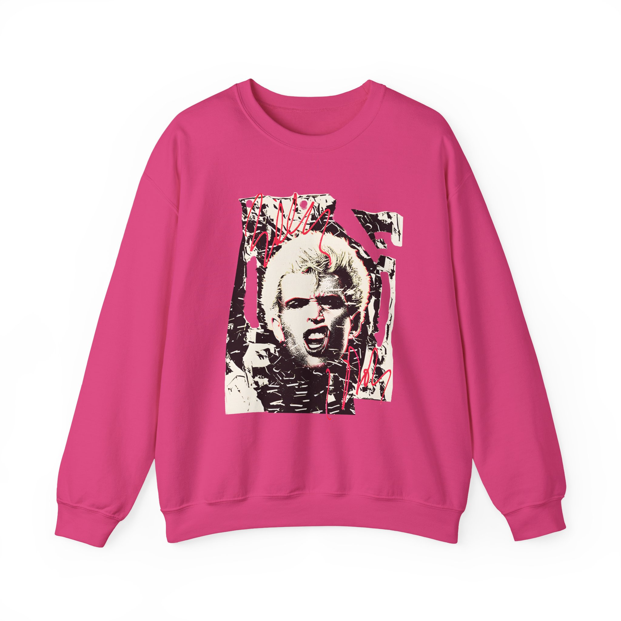 Billy Idol Shattered Photo Unisex Heavy Blendâ„¢ Crewneck Sweatshirt