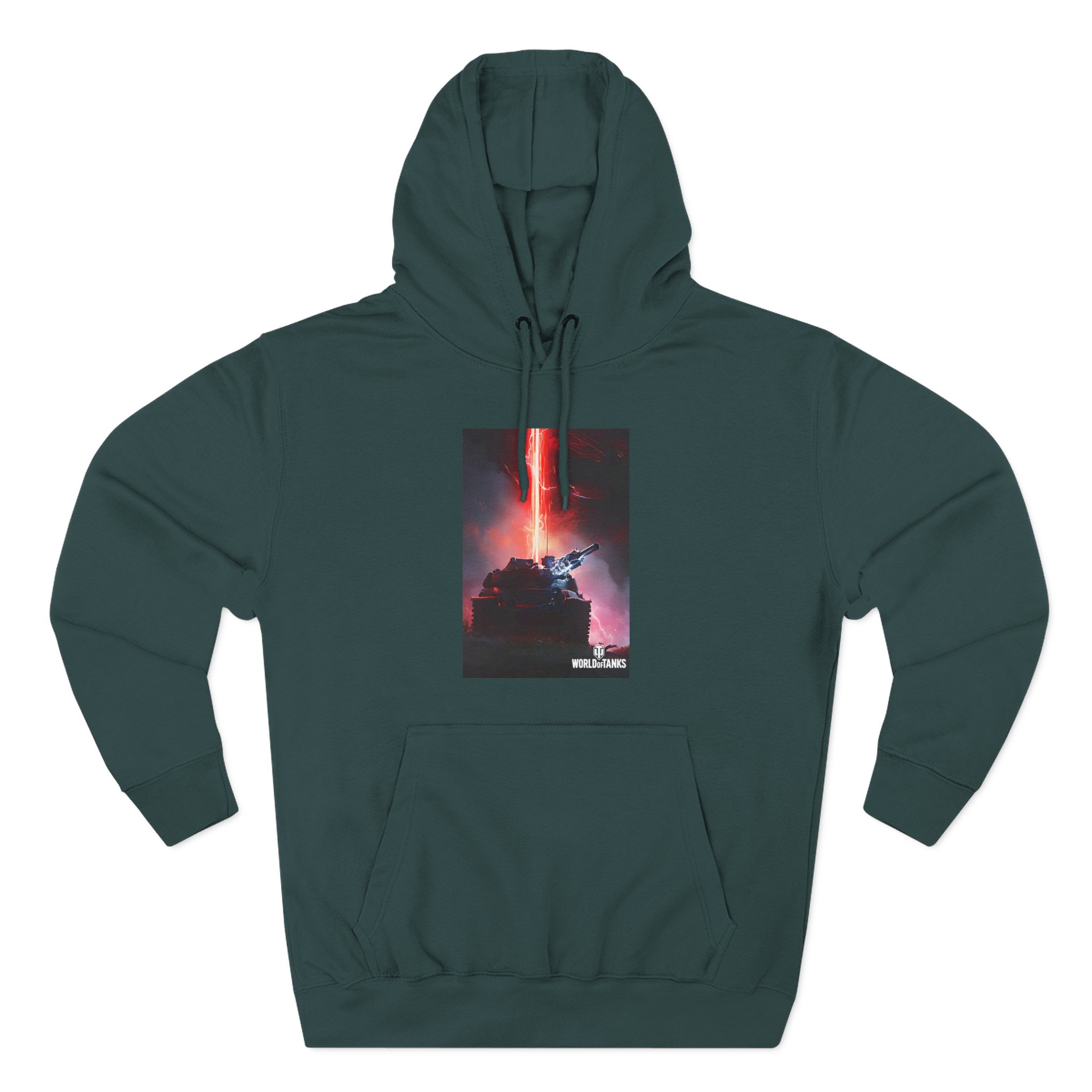 World of Tank Waffentrager Three-Panel Fleece Hoodie