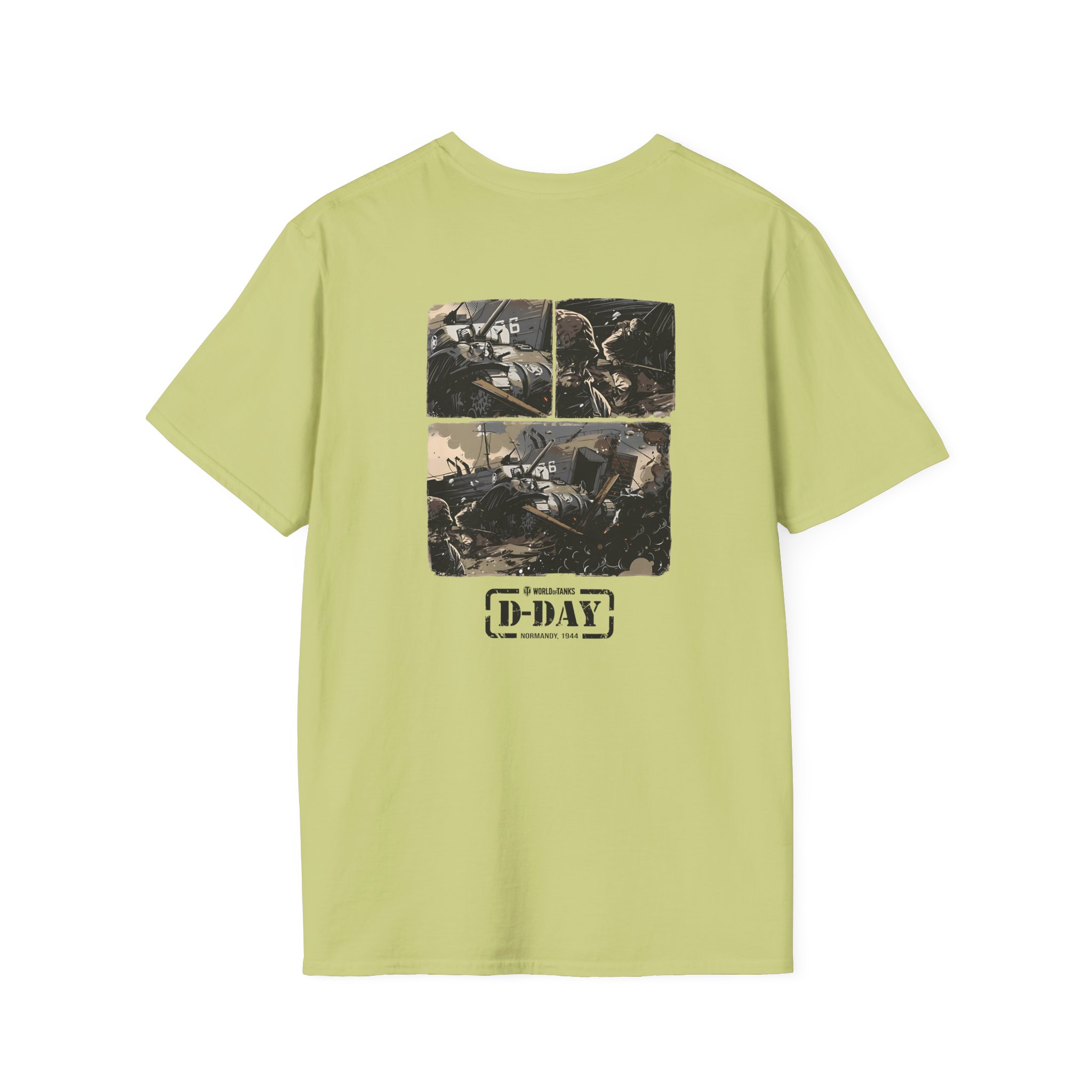 World of Tank Wot D-day Fury Storm Unisex Softstyle T-Shirt