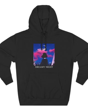 Lilypichu Dreamy Night Three-Panel Fleece Hoodie