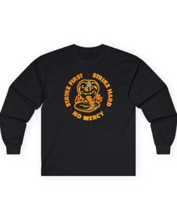 Cobra Kai Distressed Logo Unisex Ultra Cotton Long Sleeve Tee