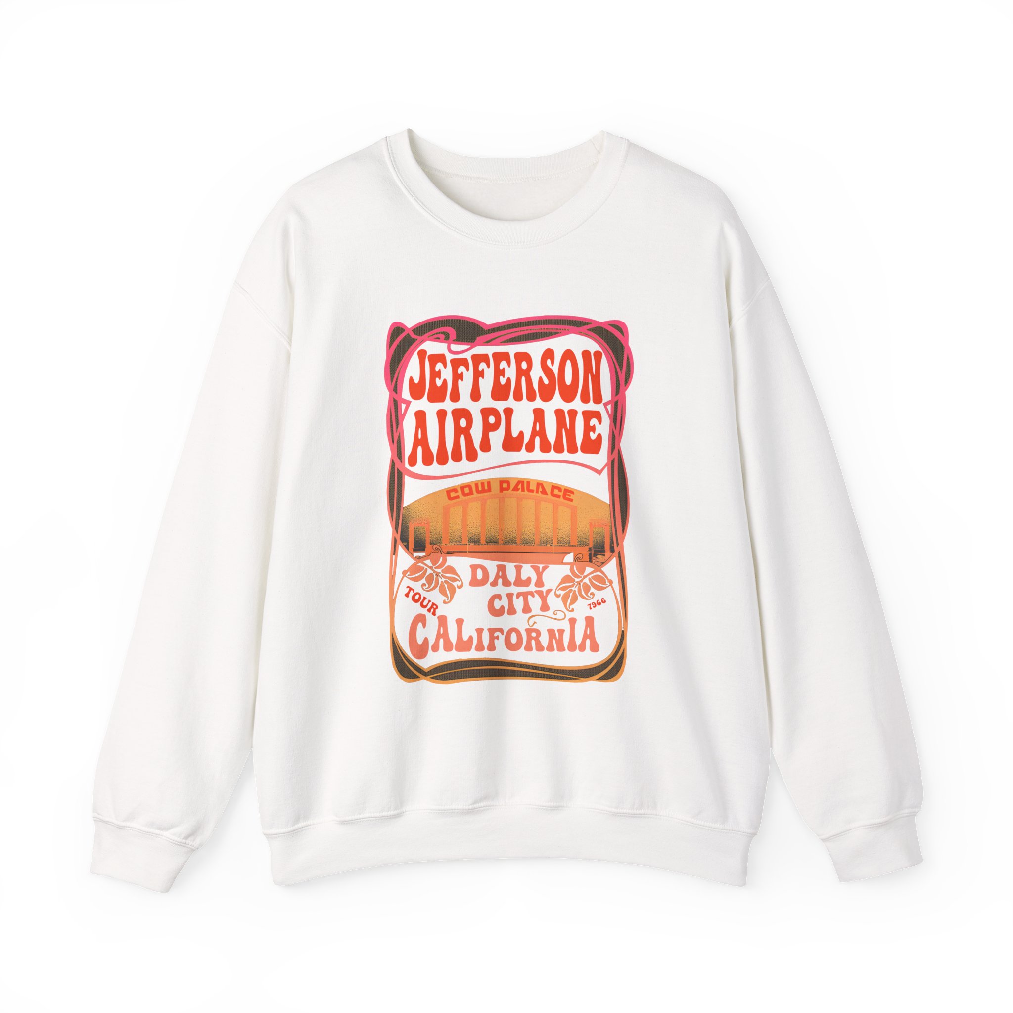 Jefferson Airplane Daly City Tour Unisex Heavy Blendâ„¢ Crewneck Sweatshirt