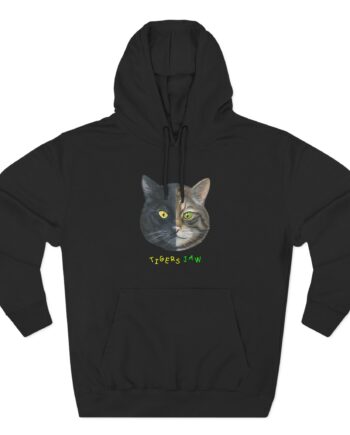 Tigers Jaw Cat Three-Panel Fleece Hoodie