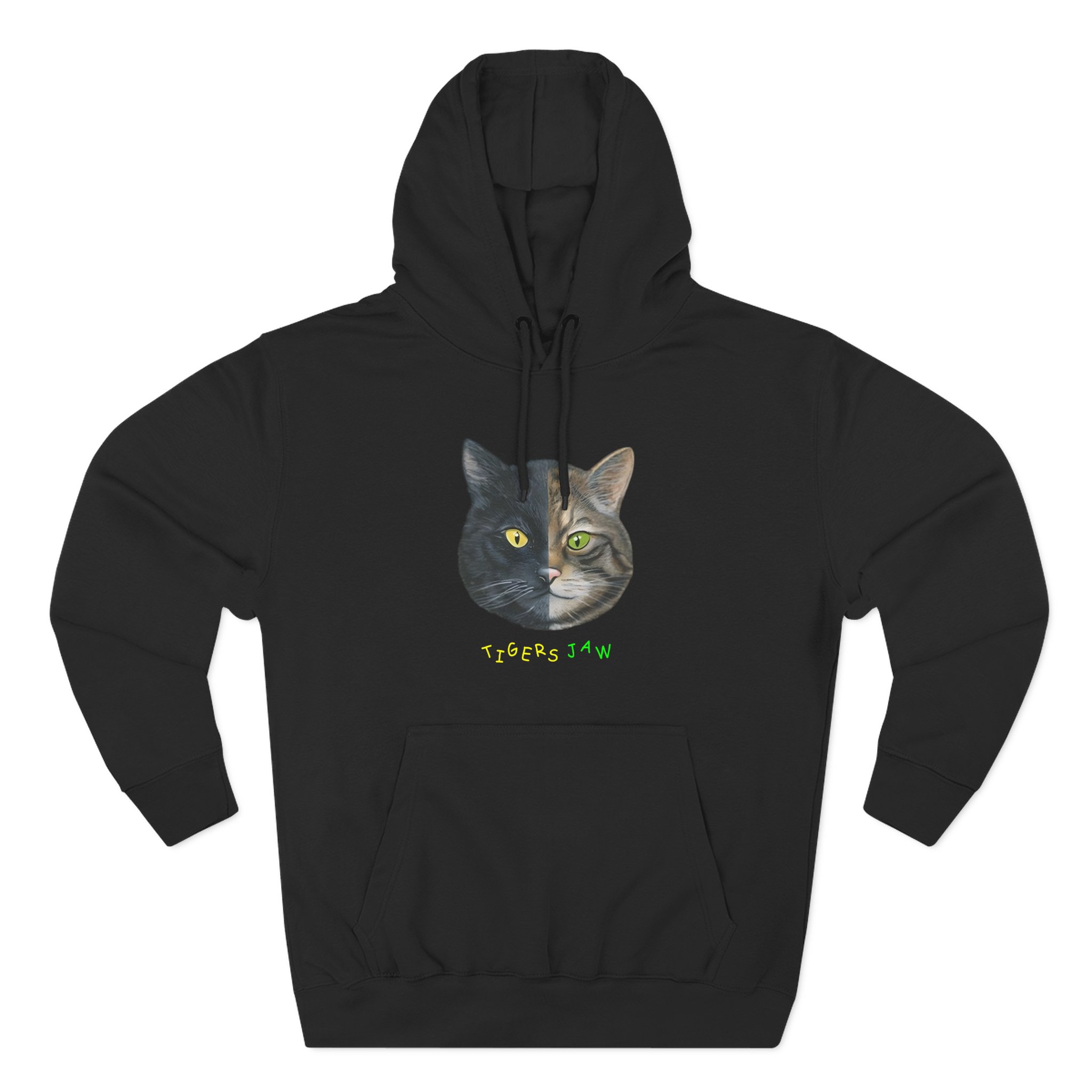 Tigers Jaw Cat Three-Panel Fleece Hoodie